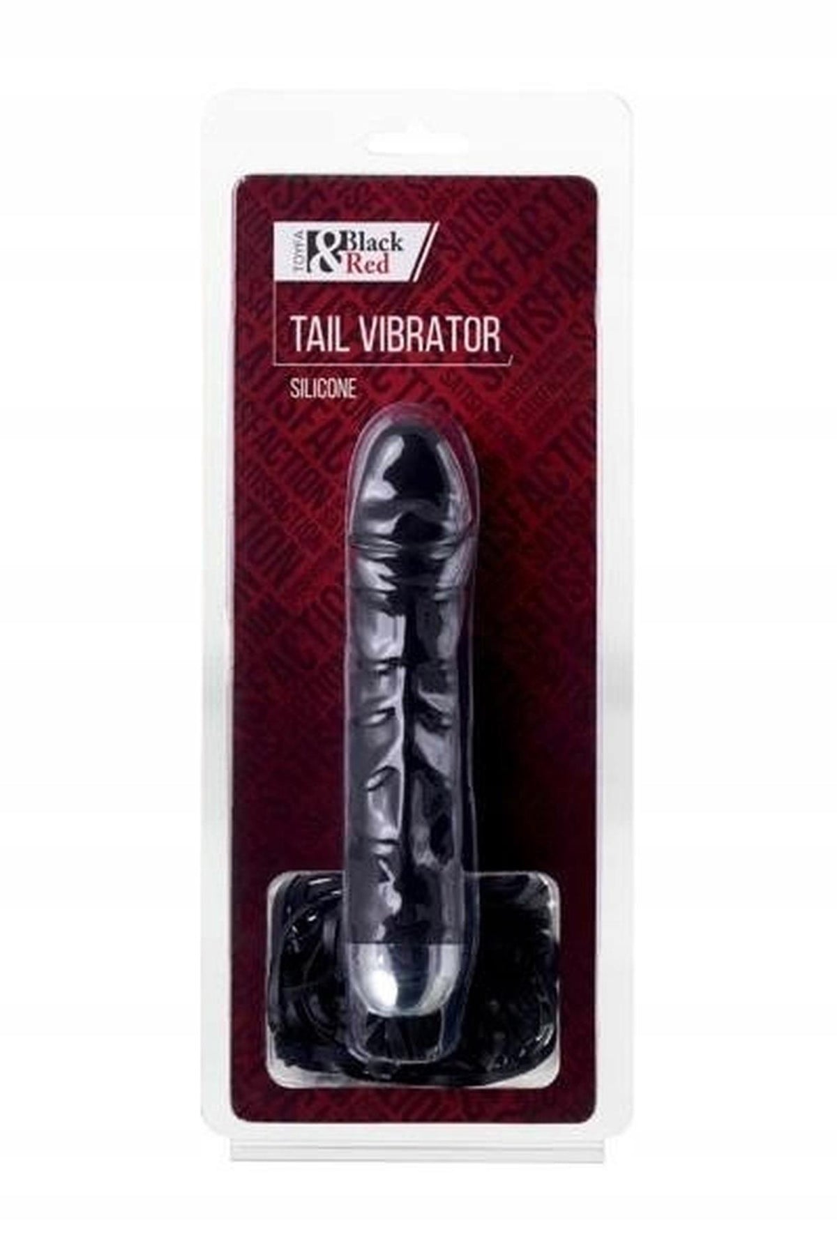 1-Wibrator silikonowy Black&Red 6 trybów 16 cm-1