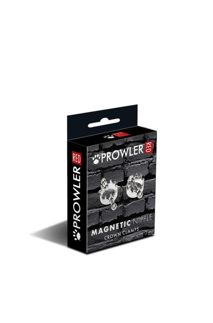 3-Klamry magnetyczne na sutki Prowler RED korona czerwone-3