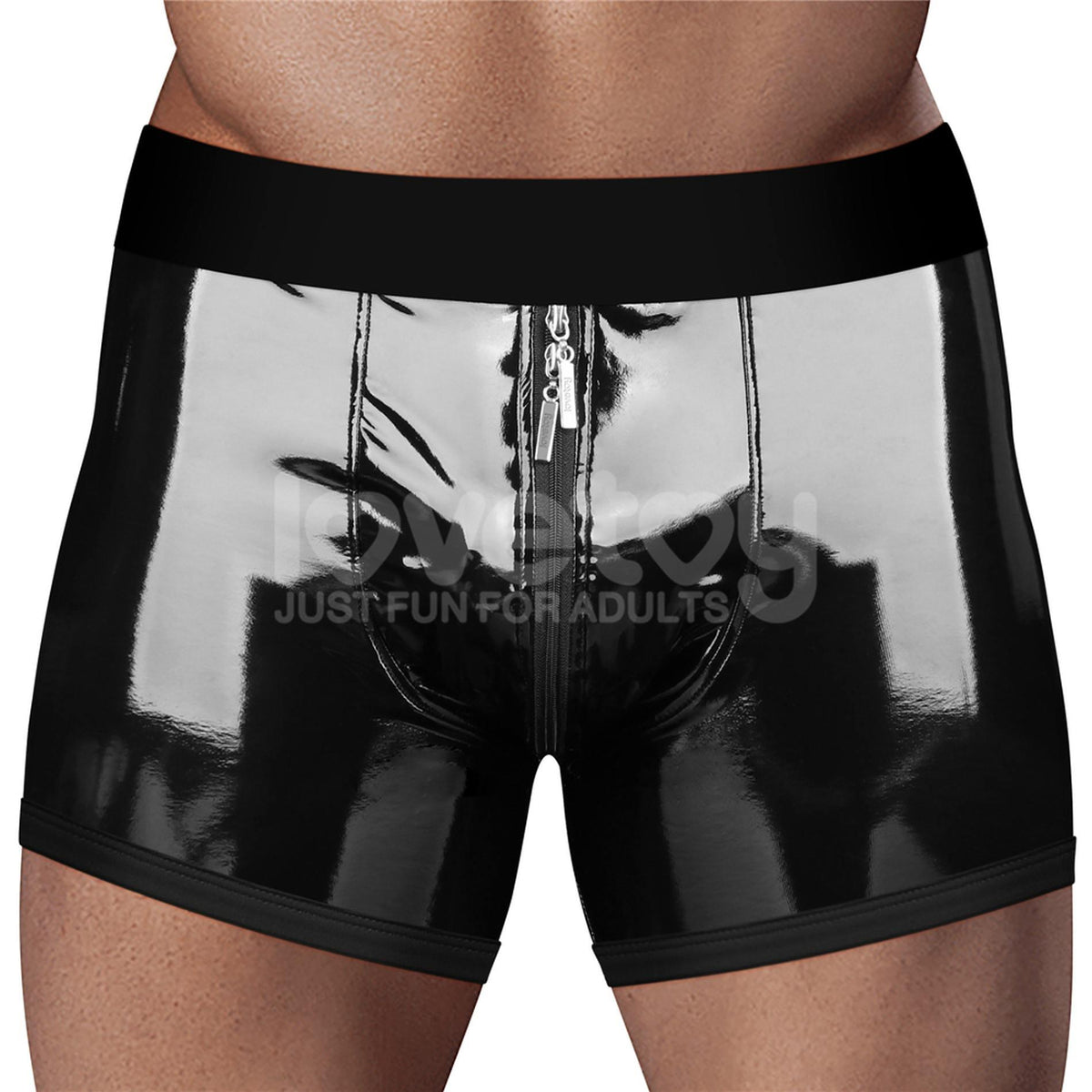 3-Szorty strap on Lovetoy czarne talia 40 43 cale-3