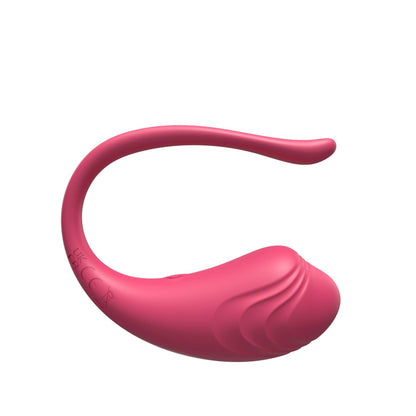 2-Jajeczko wibrujące App Love z aplikacją czerwone silikonowe 9,6 cm-2