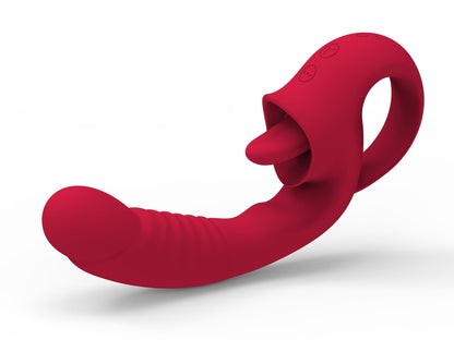 1-Wibrator - Rechargeable Licking Vibrator USB 10 Functions-1