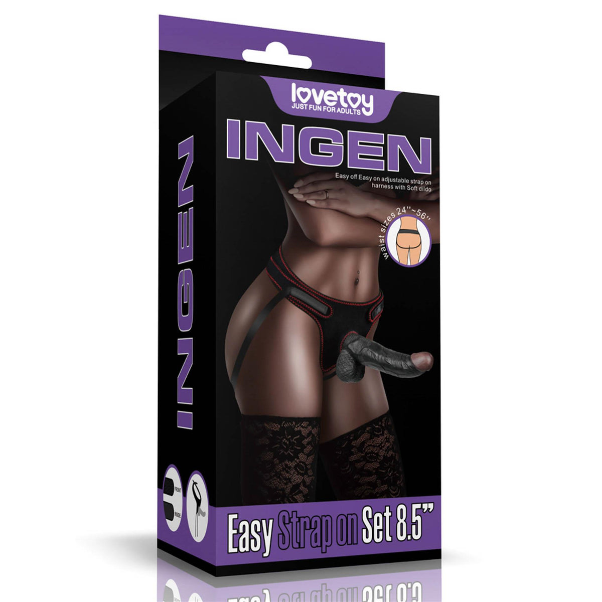 1-Easy Strapon Set Black-1