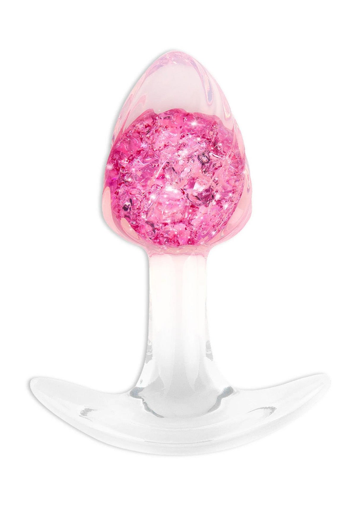 1-Korek analny ToyJoy Crystal Small silikonowy różowy 8,5 cm-1