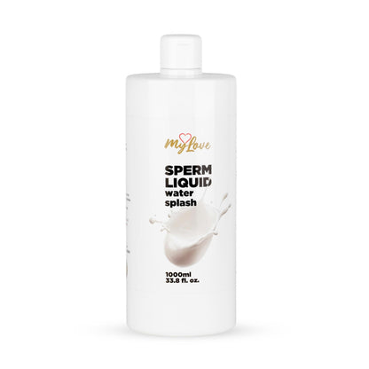 1-Żel intymny MyLove imitujący spermę biały 1000 ml-1