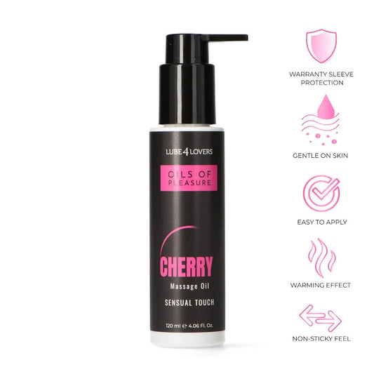 1-Olejek do masażu wiśniowy Oils of Pleasure 120 ml-1