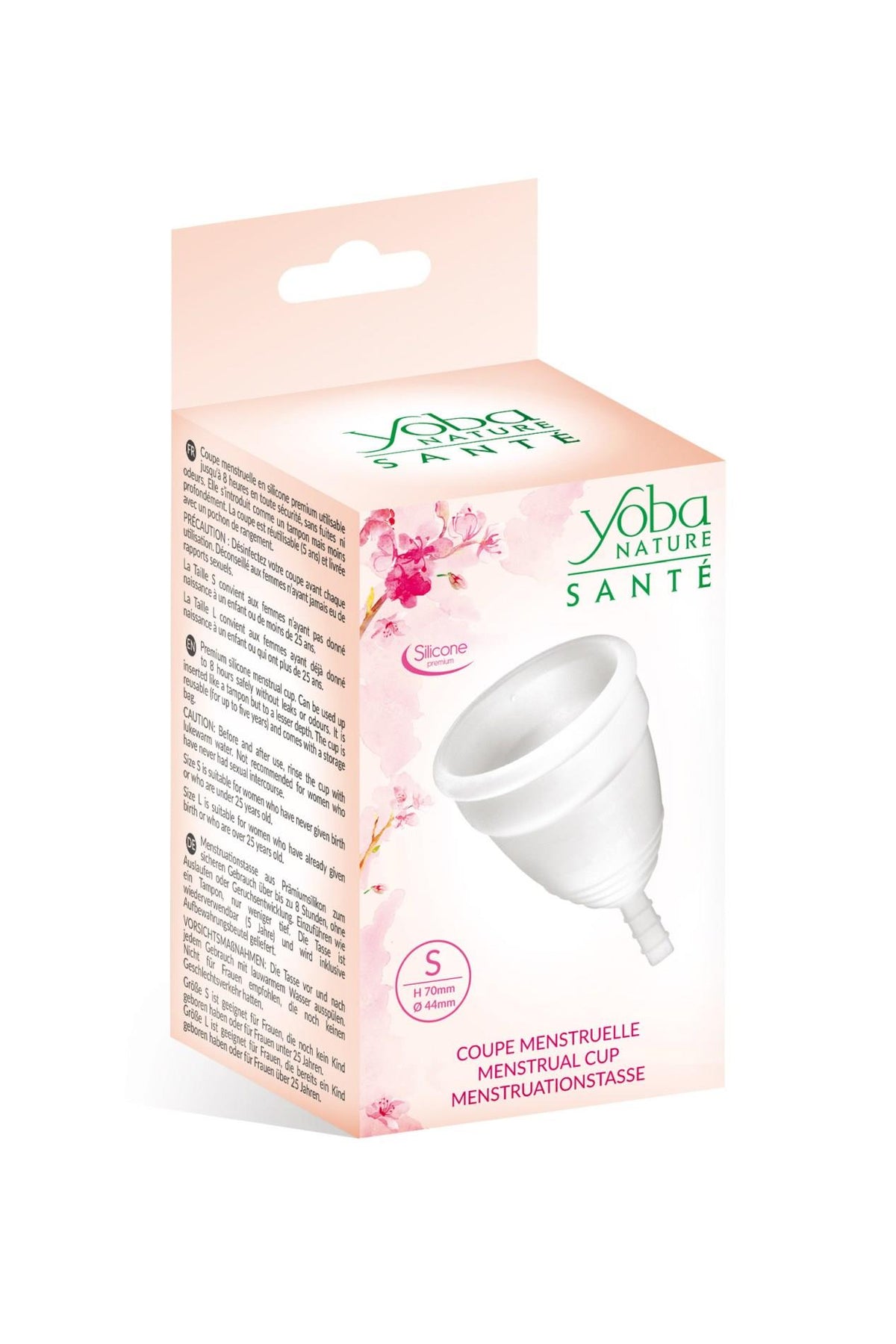 3-Kubeczek menstruacyjny Yoba biały S silikonowy 70 mm-3