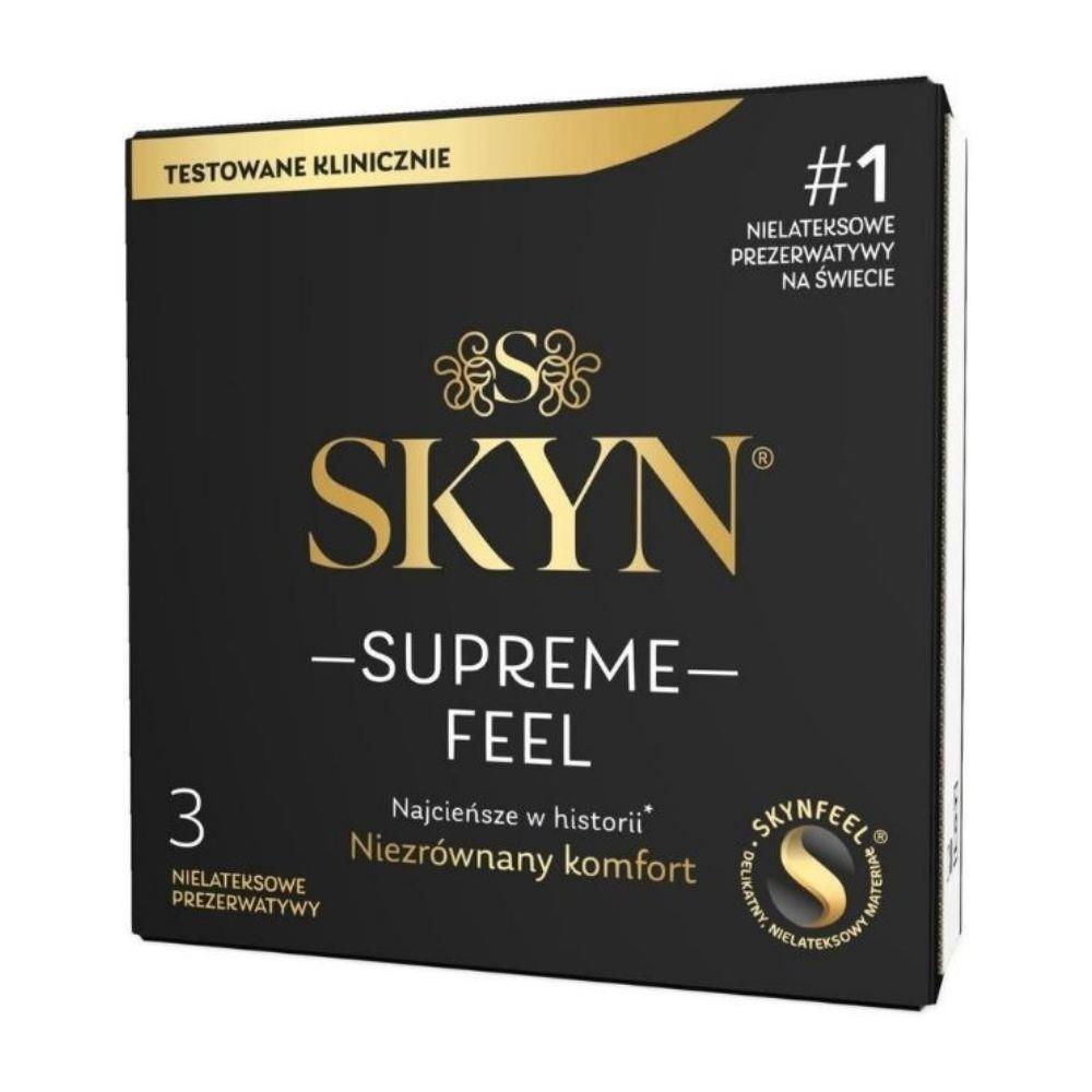 1-Prezerwatywy nielateksowe ultracienkie Skyn Supreme Feel 3 sztuki-1