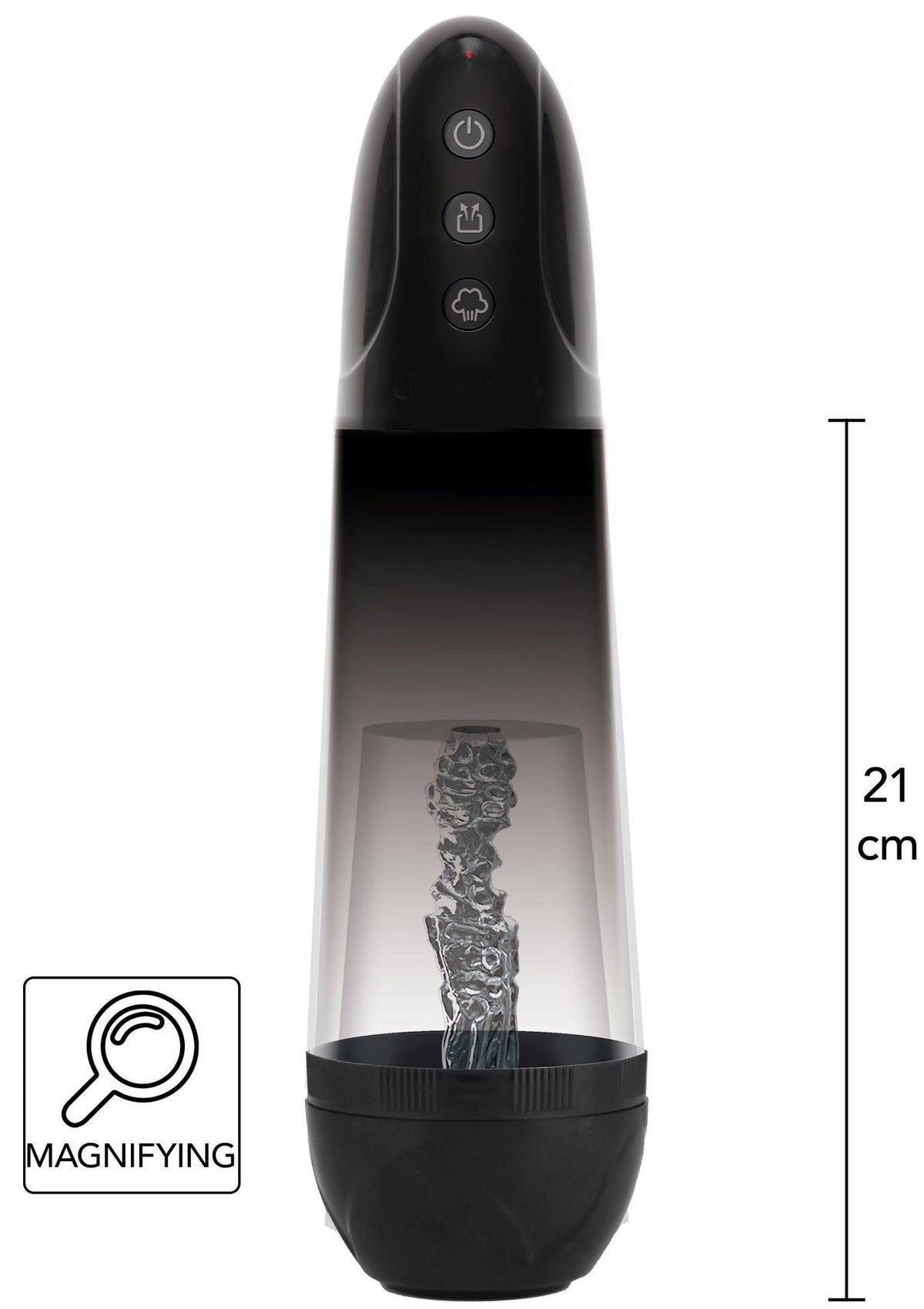 1-Automatyczna pompa powiększająca Fusion X Hidden Desire czarna-1