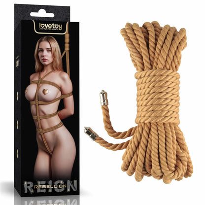 1-Rebellion Reign Natural Knot Bondage Rope-1