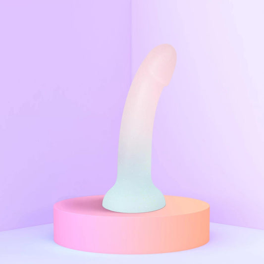 2-Dildo analne silikonowe zakrzywione z przyssawką Galactica Love to Love-2