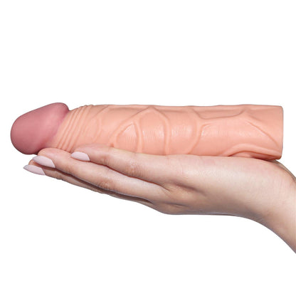 2-Add 1"" Pleasure X Tender Penis Sleeve Flesh-2