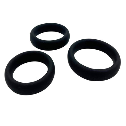 1-Pierścienie erekcyjne silikonowe Sensual Pleasure Alive-1