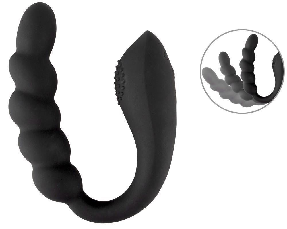 4-Wibrator analny giętki Black Velvets silikonowy USB 26 cm-4