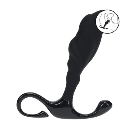 1-Masażer prostaty silikonowy Levelz S czarny 10 cm-1