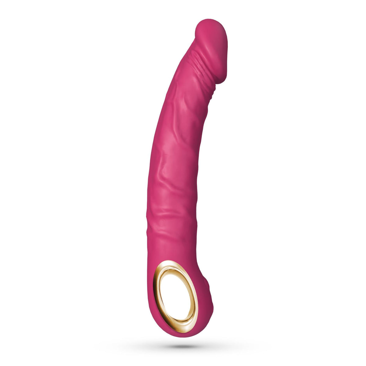 1-Wibrator realistyczny Crushious Magnus Bend zginany różowy USB-1