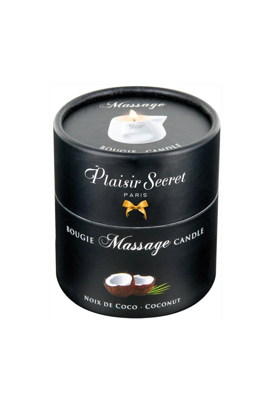 1-Świeca do masażu kokosowa Plaisir Secret 80 ml-1