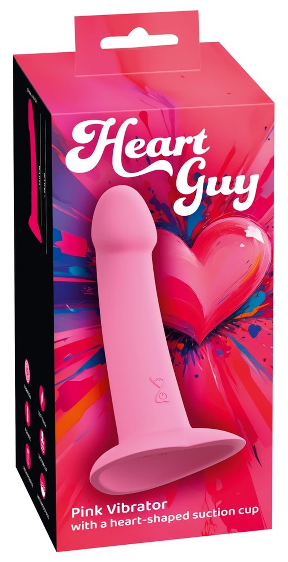 3-Wibrator punktu G You2Toys Heart Guy różowy silikonowy USB-3