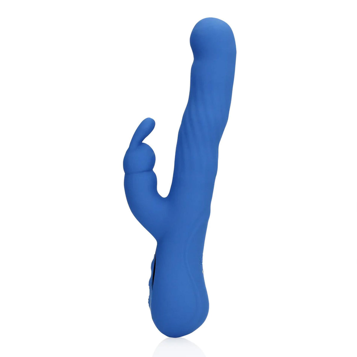 3-Wibrator króliczek Loveline Wiggle niebieski 24 cm-3