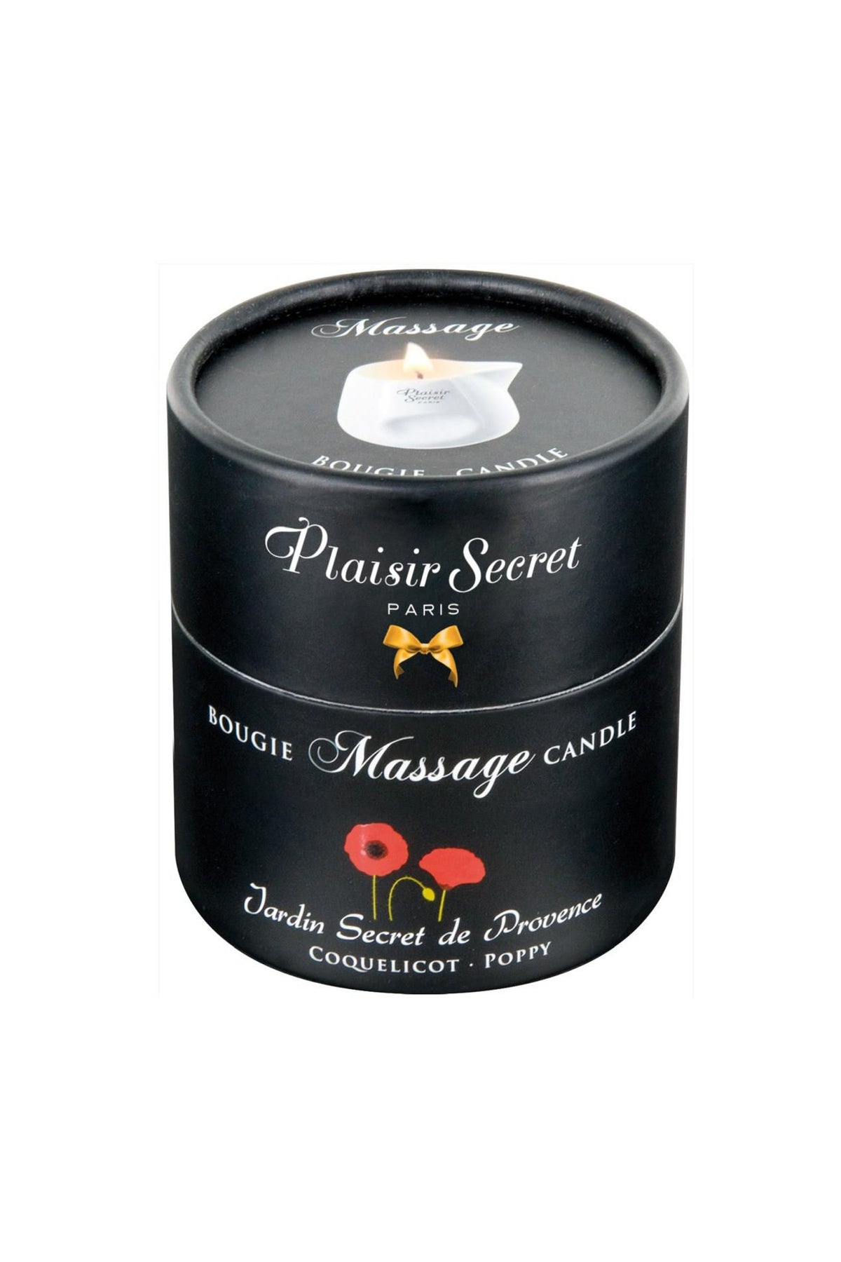 1-Świeca do masażu kwiat maku Plaisir Secret 80ml-1
