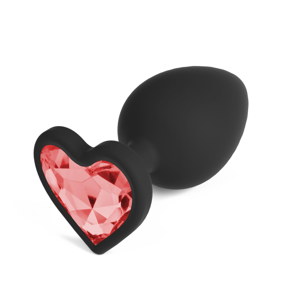 4-Korek analny Crushious Cuore regularny z wymiennymi kryształkami 8cm-4
