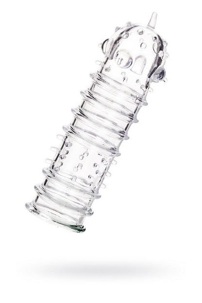 3-Osłona na penisa transparentna TPR A-Toys 15 cm-3