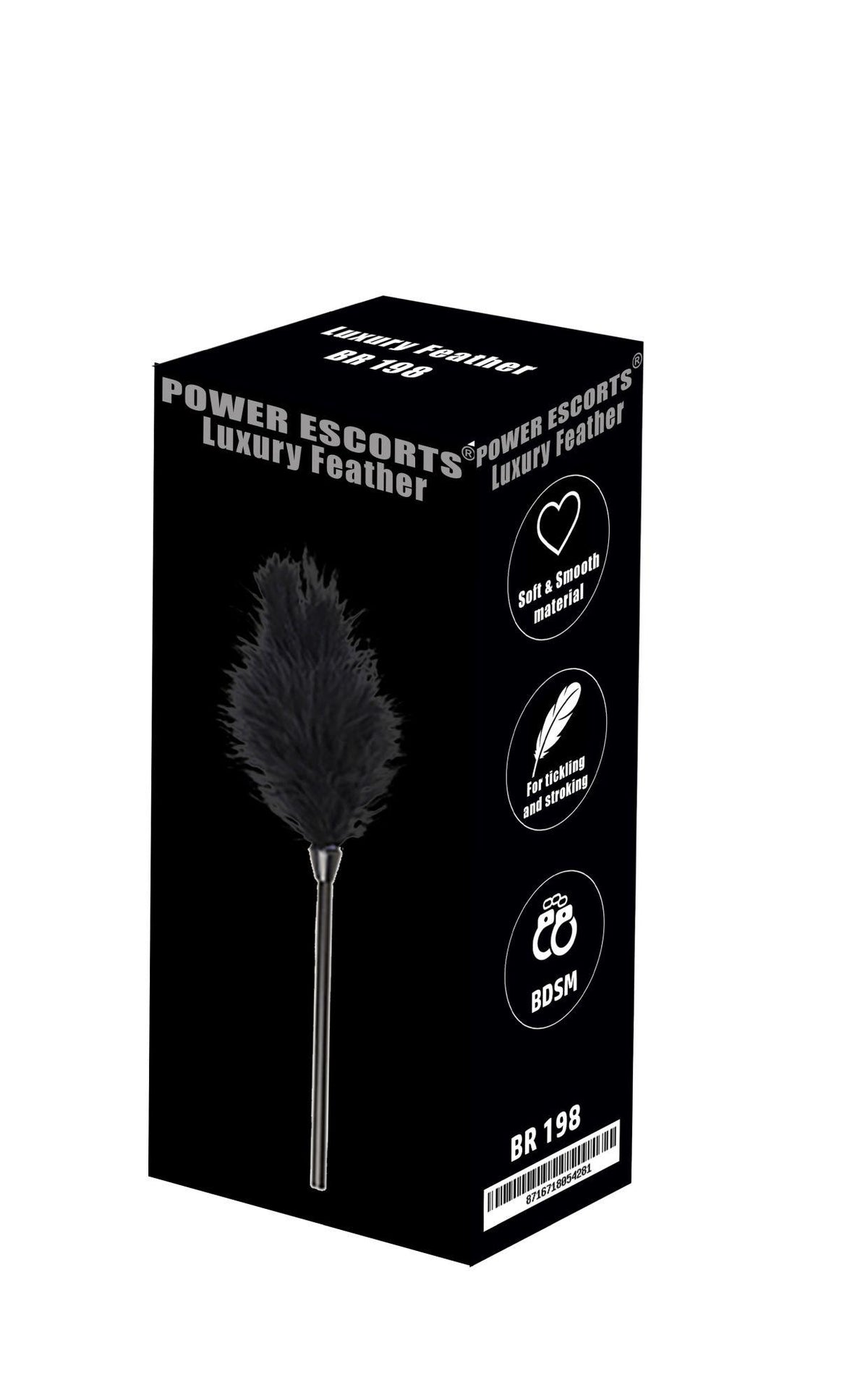 2-Piórko łaskoczące Power Escorts Luxury Feather czarne-2