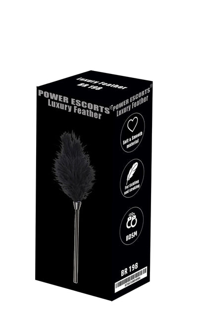 2-Piórko łaskoczące Power Escorts Luxury Feather czarne-2