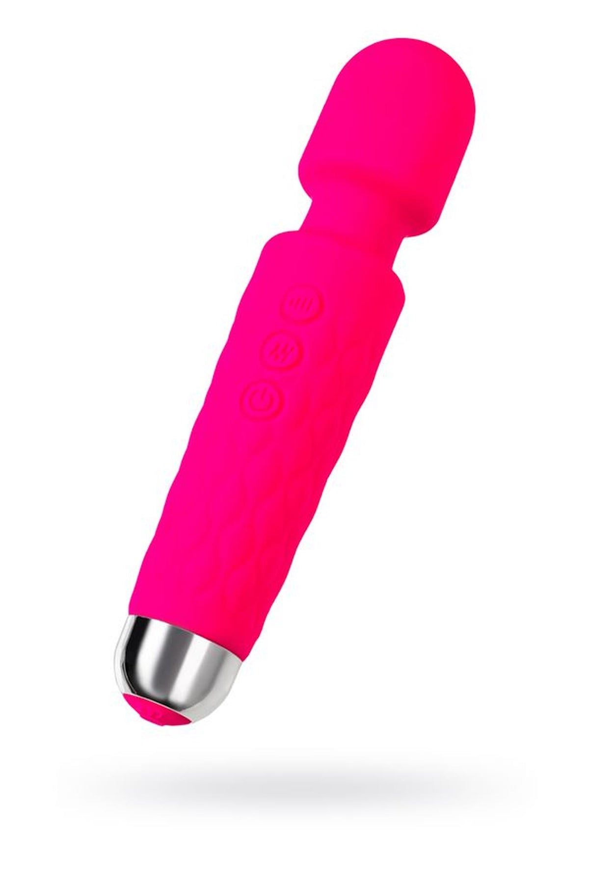 1-Masażer wibrujący Flovetta Peony silikonowy różowy USB 20.5 cm-1