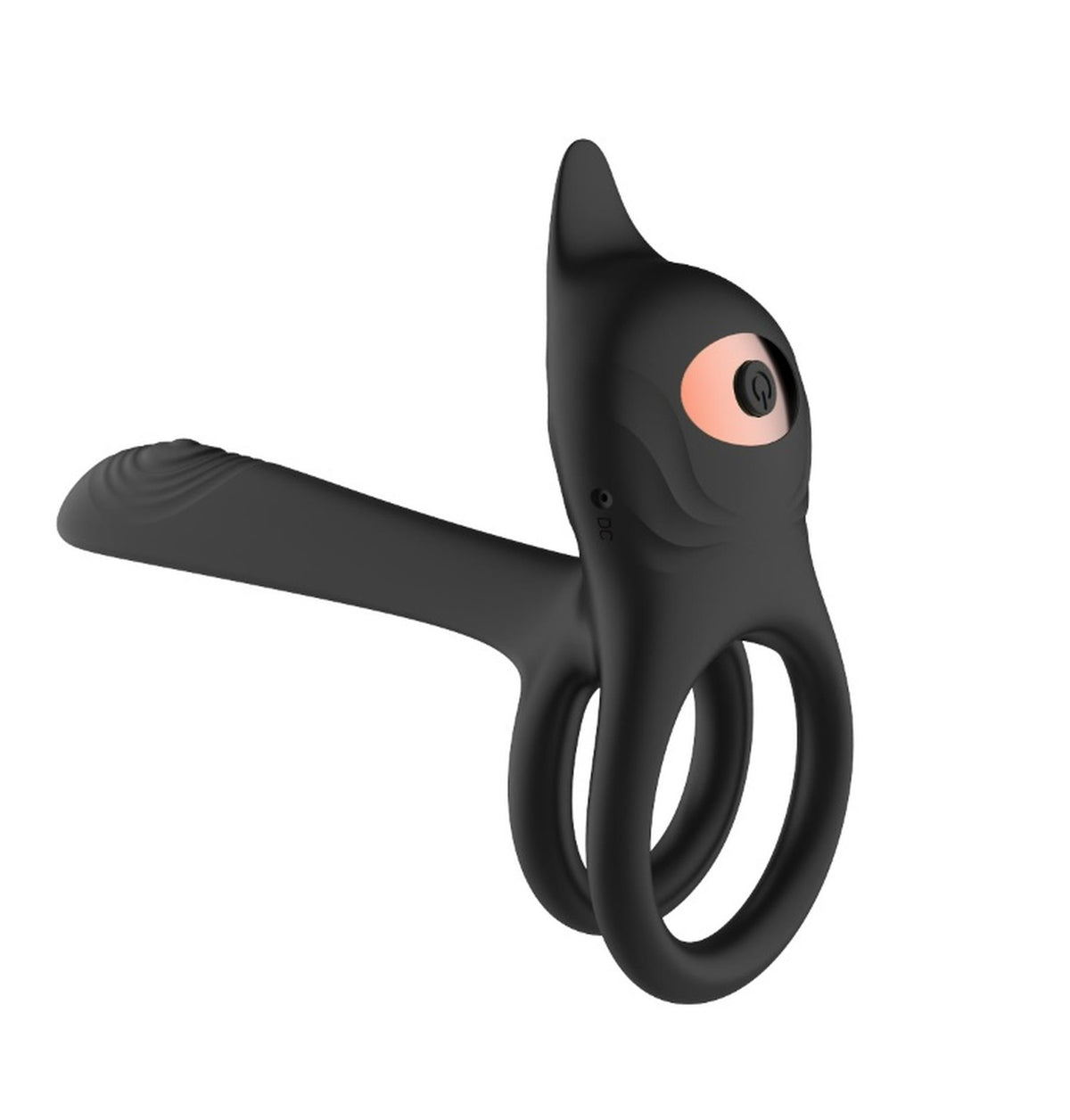 3-Stymulator - Double vibrating ring - USB 10 Functions / Remote Control-3