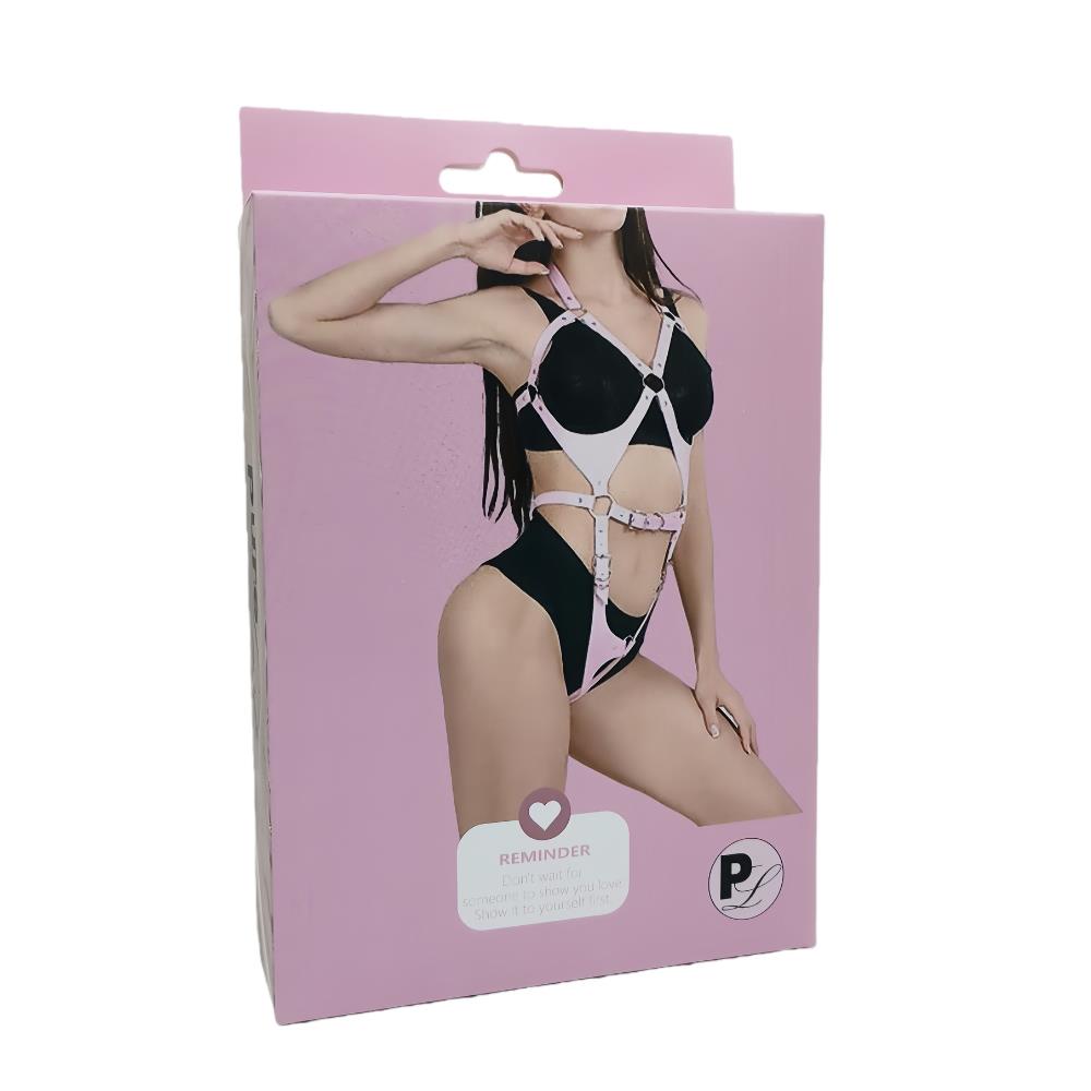 1-Uprząż regulowana Pure Lust Denise różowa-1