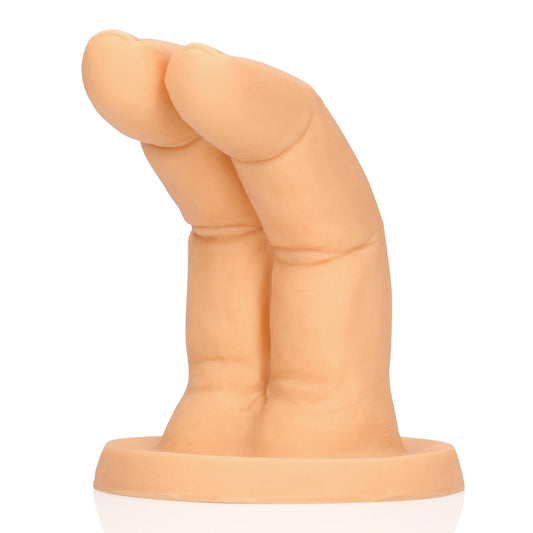 2-Dildo palcowe Cum Over S Line cieliste-2
