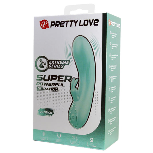 1-Wibrator króliczek Pretty Love DJ Stick 10 wibracji silikonowy USB-1