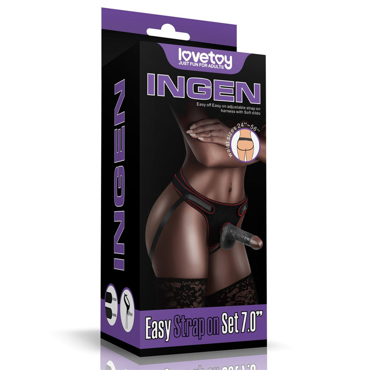 1-Easy Strapon Set Black-1