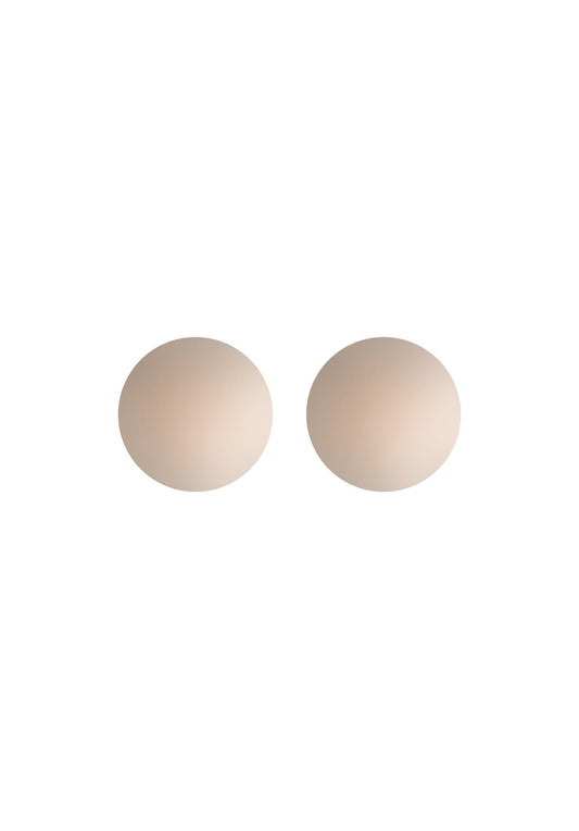 2-Silikonowe samoprzylepne nasutniki nude Intimies Obsessive O/S-2