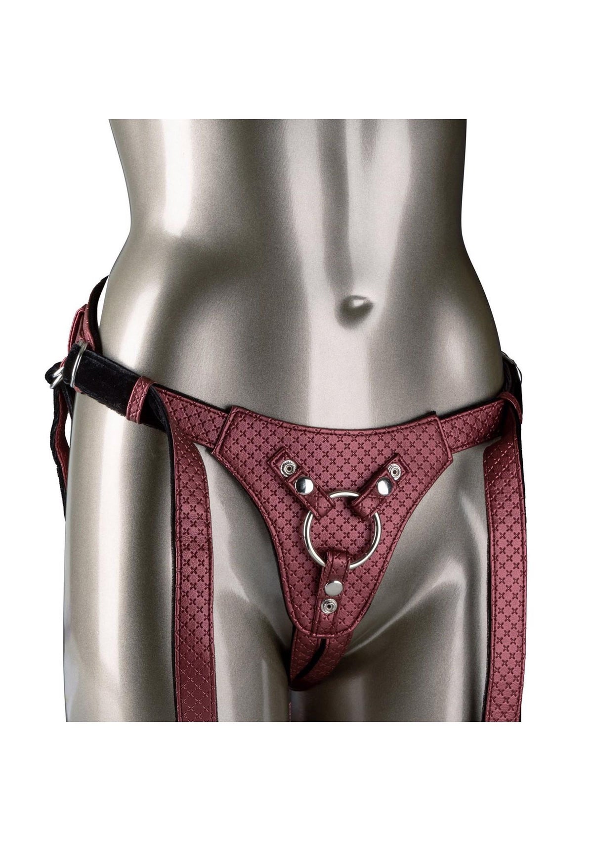 1-Uprząż do strap on The Regal Queen Calexotics czerwona 162 cm-1