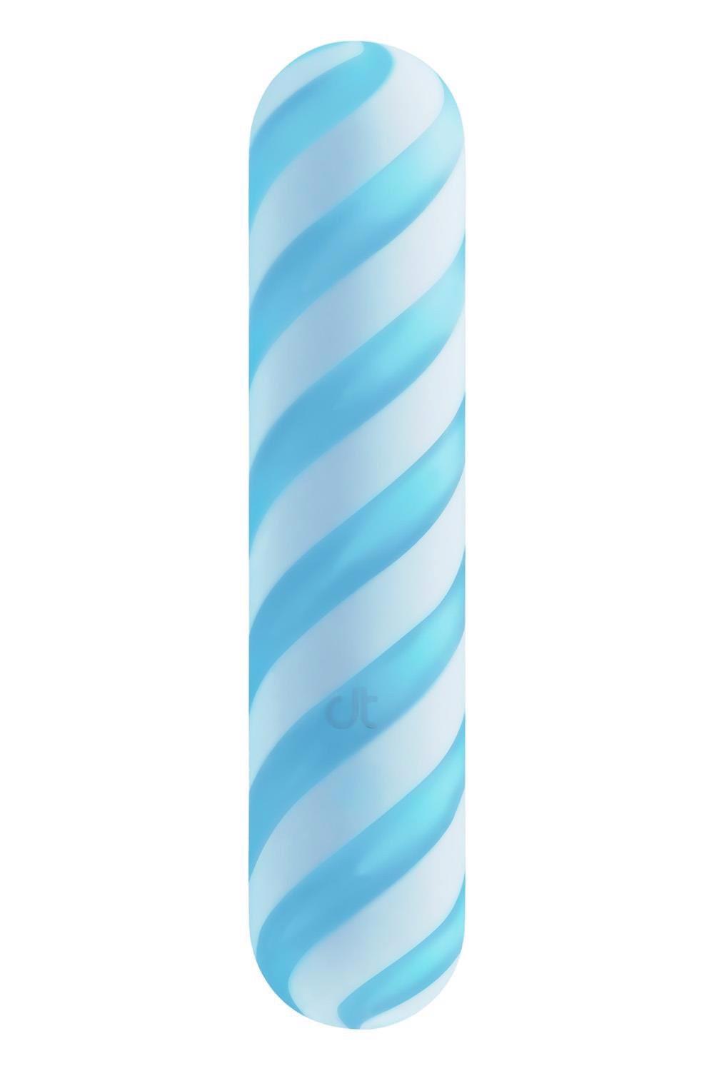 1-Wibrator bullet Glitz Blue For You Dreamtoys niebieski USB 10,9 cm-1