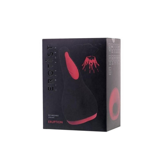 1-Masturbator silikonowy Erotist Eruption czarny 18,5 cm-1