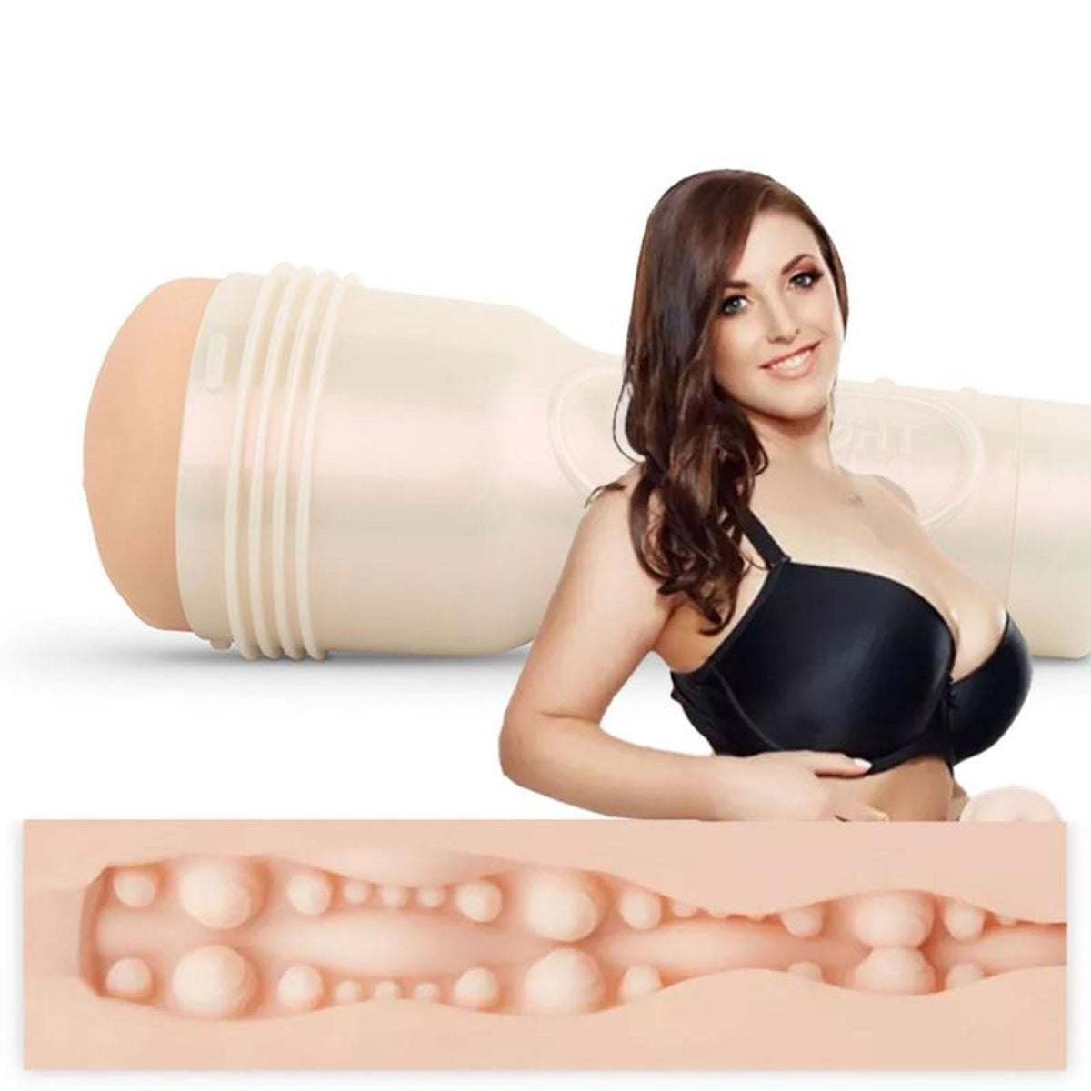 5-Masturbator Fleshlight Girls Angela White Indulge beżowy 25 cm-5