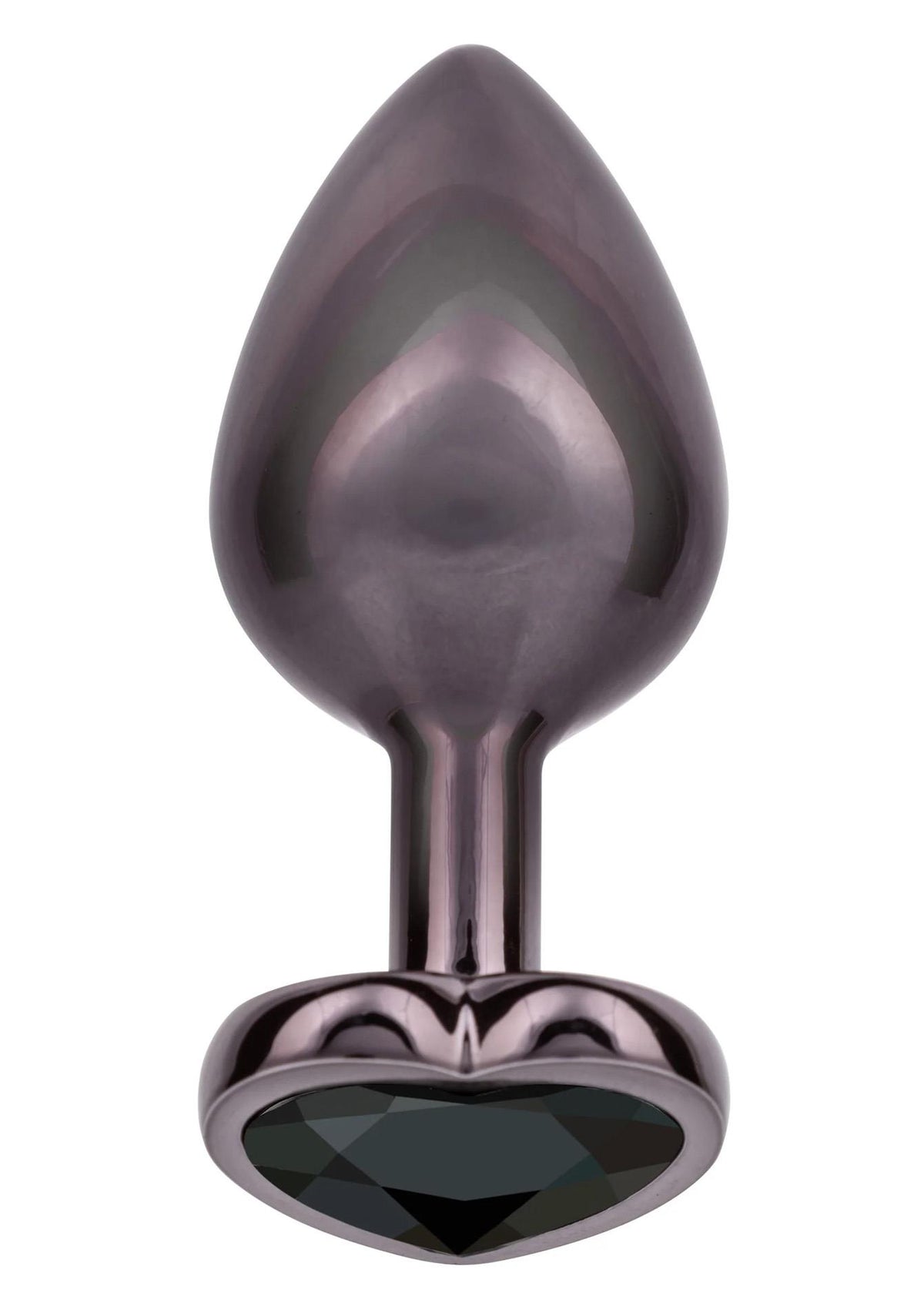 5-Korek analny Diamond Heart Large Calexotics srebrny 7 cm-5