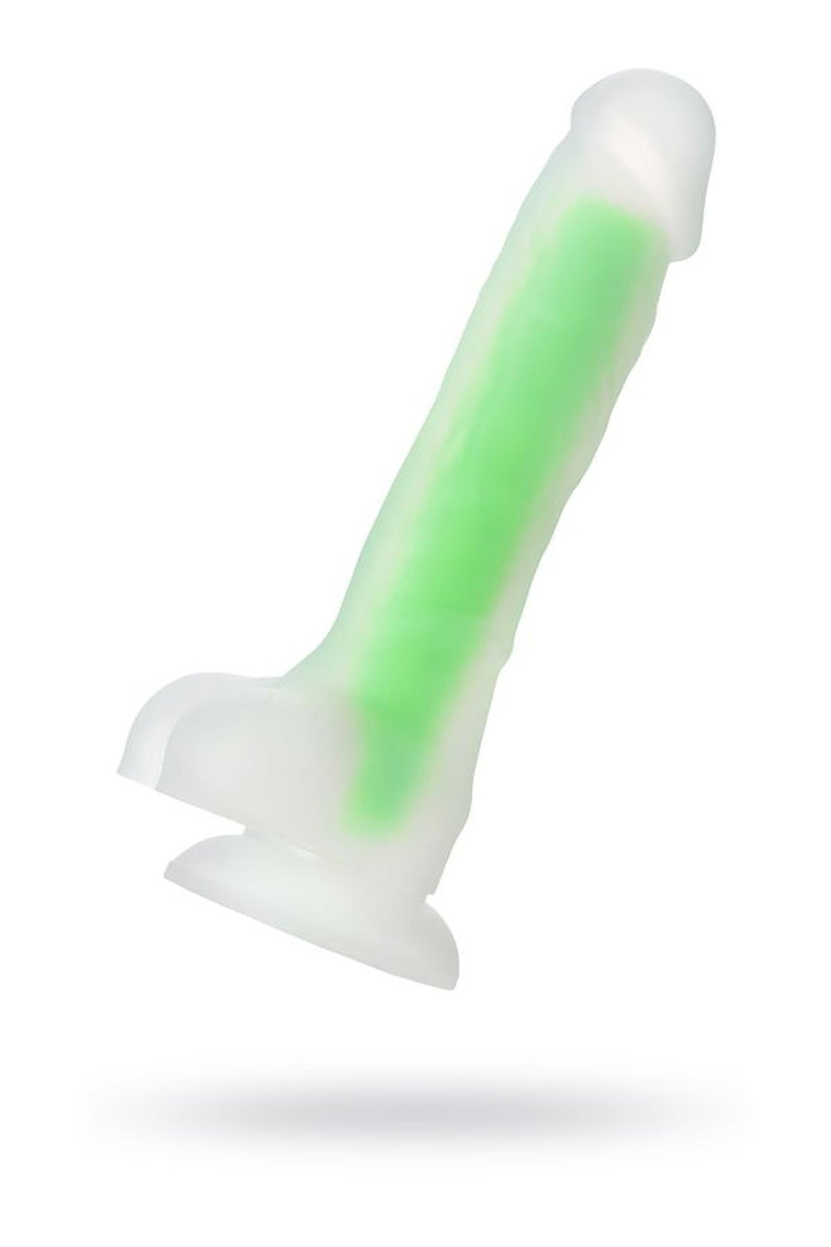 1-Dildo żelowe świecące Beyond by Toyfa Clark Glow zielone 16,5cm-1