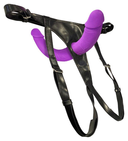 1-Strap on podwójny Sweet Smile silikonowy 32 cm-1