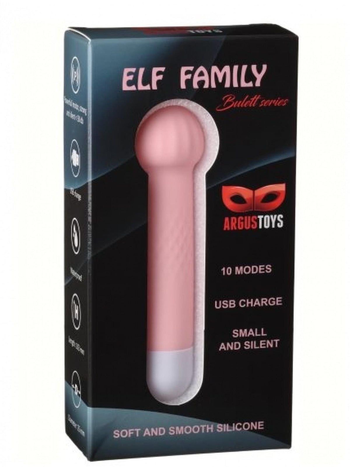 1-Wibrator silikonowy Argus Elf family 4 USB 10 cm-1