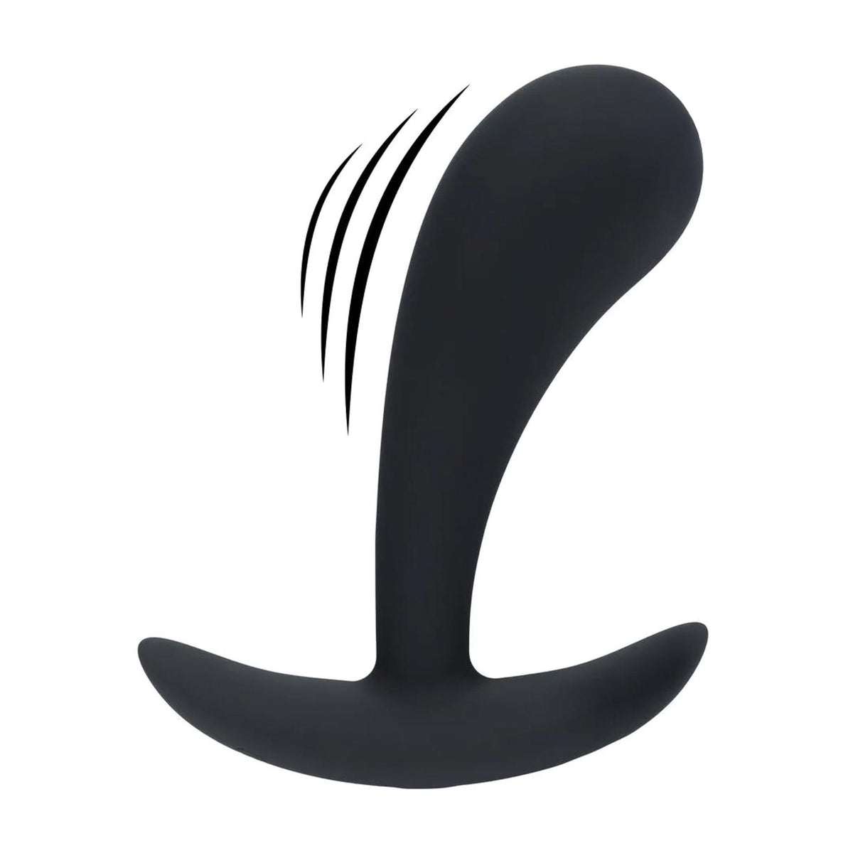 1-Masażer prostaty wibrujący silikonowy Levelz M czarny 12,5cm-1