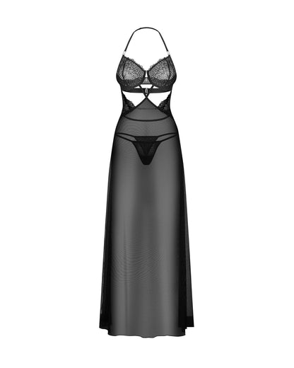 2-Koszulka nocna i stringi Iliosa Obsessive czarne L/XL-2