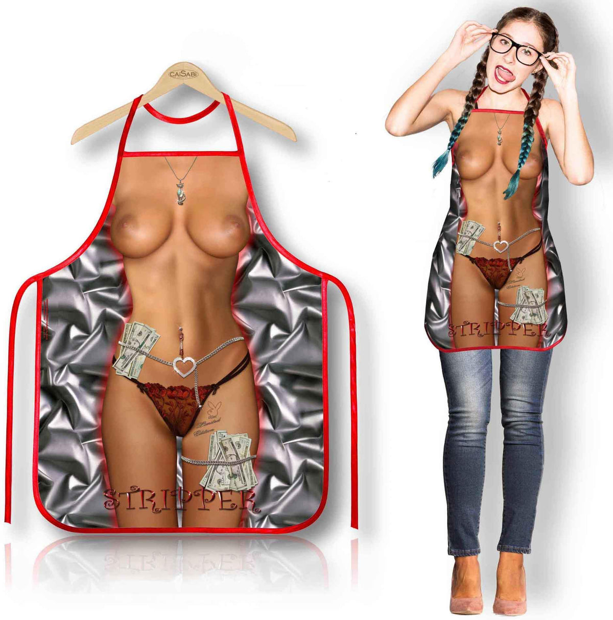 1-Fartuszek Seksowny Stripper Grammi-1