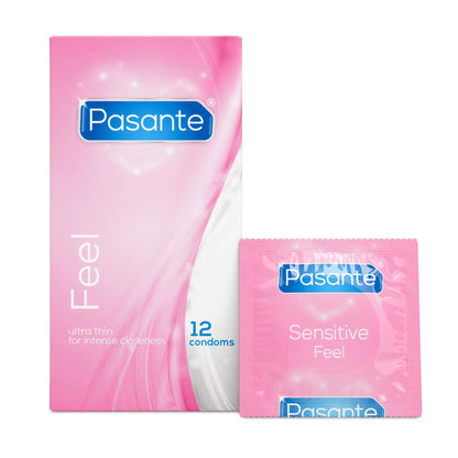1-Pasante Sensitive/Feel Condoms 12 pcs-1