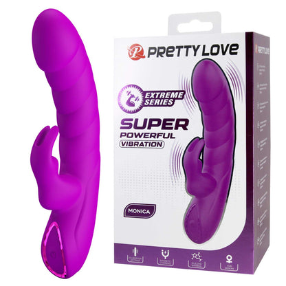 1-Wibrator króliczek silikonowy Pretty Love Monica 10 trybów-1