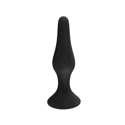 1-Korek analny silikonowy Fantasy czarny średni 11,5 cm-1