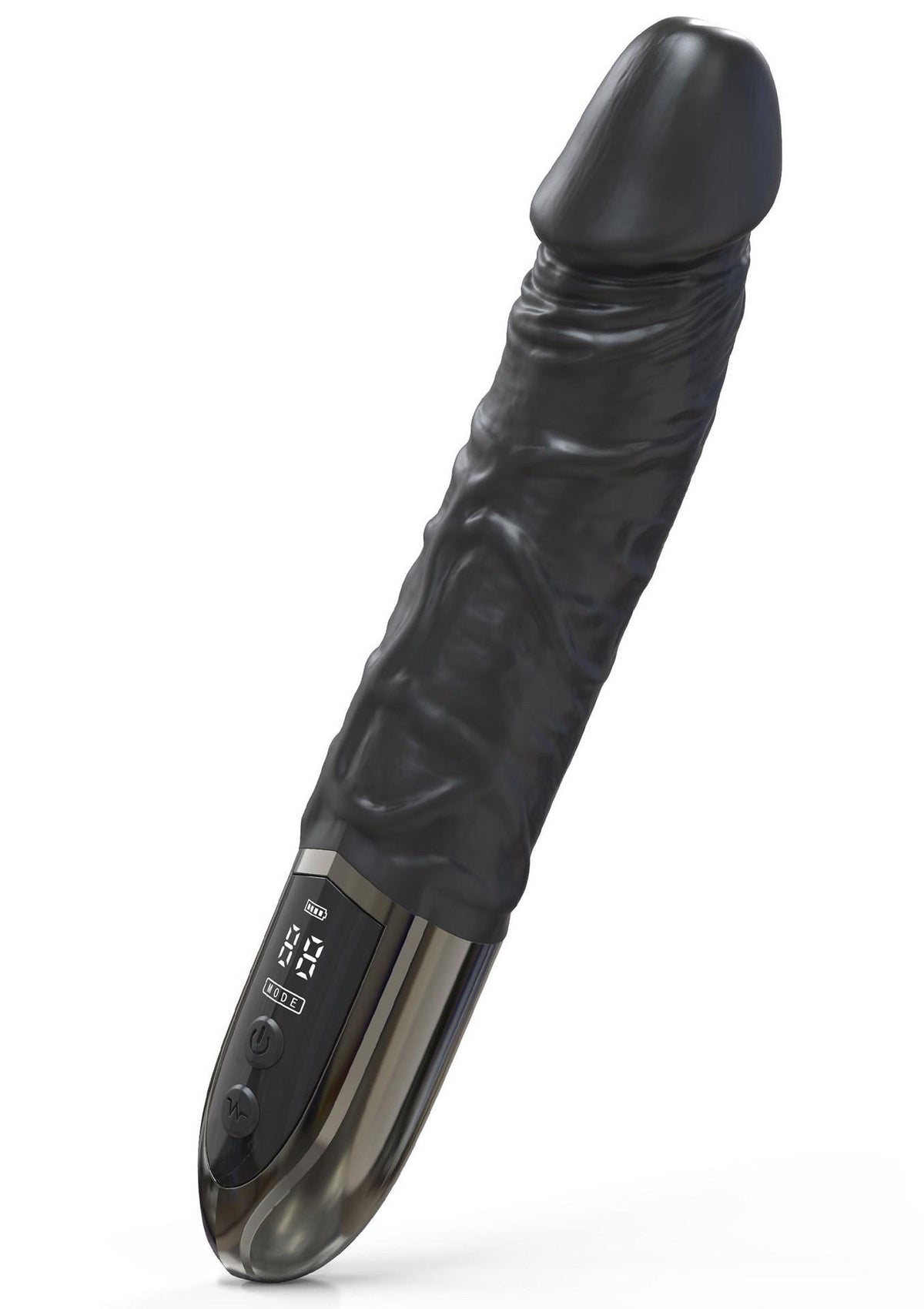 2-Wibrator analny Hidden Desire silikonowy 24,5 cm czarny 12 trybów-2