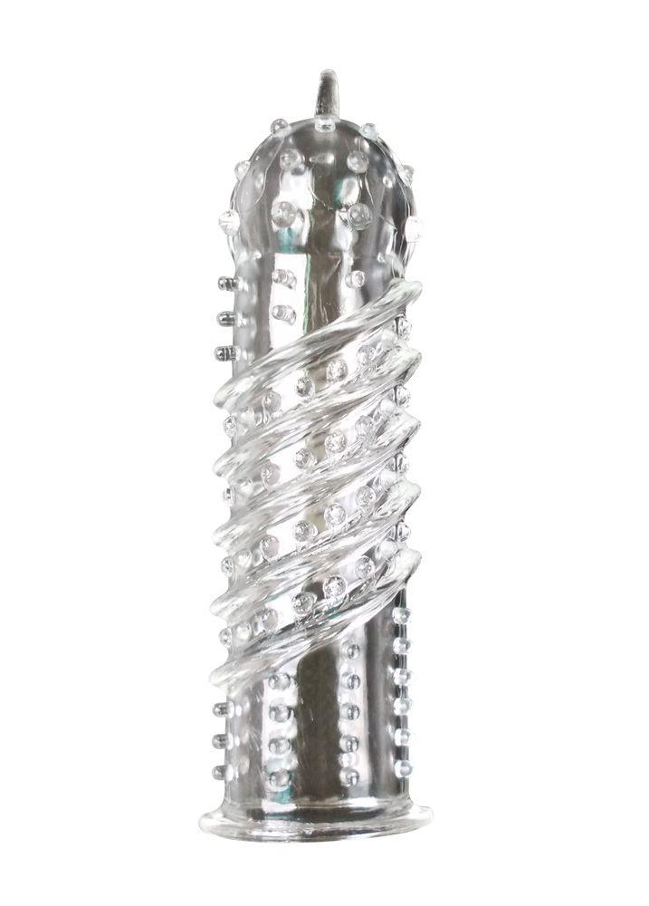 3-Przedłużka na penisa Me You Us TPR z wypustkami 14 cm-3